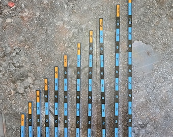2"-12" Measure Sticks for wargames such as Warhammer
