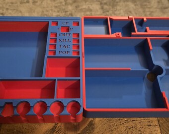 GGEZ Kill Team Box, Hot Swap Tray, Token Caddy, 4L Really Useful