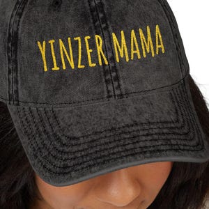 Embroidered Pittsburghese Cap: Funny Yinzer Vintage Hat