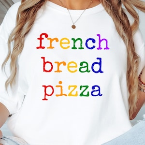 French Bread Pizza T-Shirt: Foodie Gift, Comfort Colors Tee