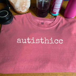 Autistic Shirt - Funny Comfort Colors Tee - Gift for Autistic Adults - Mental Health Humor Shirt - Neurodivergent Awareness Sarcastic Top