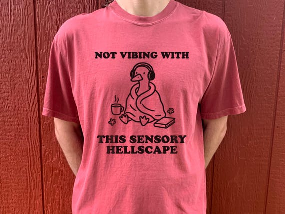 AuDHD Sensory Overload Tee: Neurospicy Autism & ADHD Support Shirt