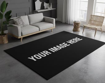 Alfombra con el logotipo de la empresa - Alfombra para eventos - Alfombra personalizada - Alfombra con el logotipo personalizado - Alfombra de tamaño personalizado - Regalo único para el hogar o la oficina
