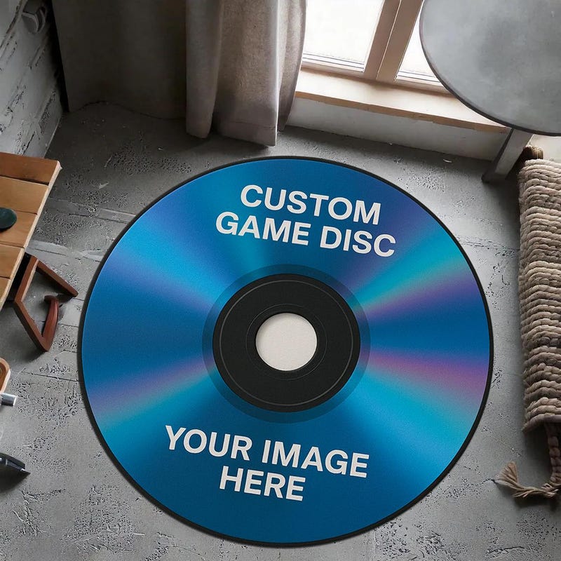 Game Disc Rug - Etsy
