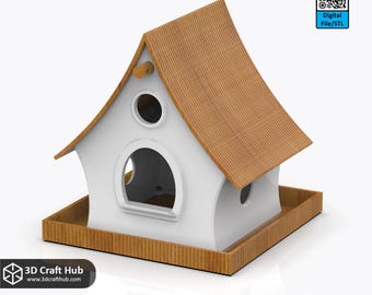 WingHut – 3D Printed Birdhouse (STL)