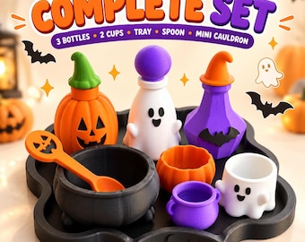 Halloween Potion Play set | 3D Print Files | Sensory Bin STL 3MF Bundle | Digital Download