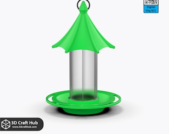 WingNest – 3D Printable Hanging Bird Feeder (STL)