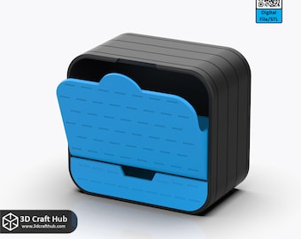 Wall Mount Soap Holder STL | 3D Printable Soap Case (Digital Download)