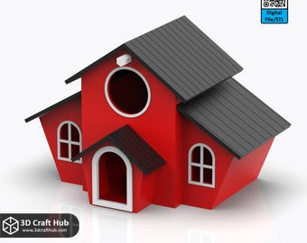 La casita para pájaros de la casa de campo (archivos STL)