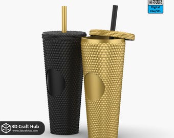 Starbuks Diamond Tumbler + KeyChain (STL)