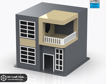 3D Printed Modern Birdhouse (STL Files)