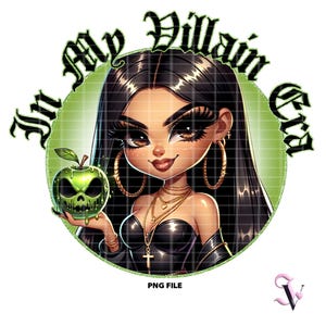 Citations Latines Chicana Halloween PNG Old School Chola Chibi Style Latina Design pour Sublimation | Téléchargement numérique