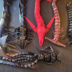 Leviathans - Articulated 3D Printed Subnautica Figures, Chelicerate,Reaper,Ghost,Shadow,Sea Emperor Levis