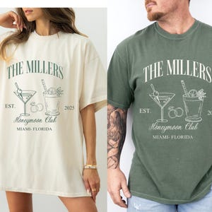 Mr and Mrs Shirts, Custom Couples Honeymoon Vacation Shirts, Just Married Shirt, Hubby Wifey Shirt, His and Hers Shirts, Honeymoon Vibes Tee