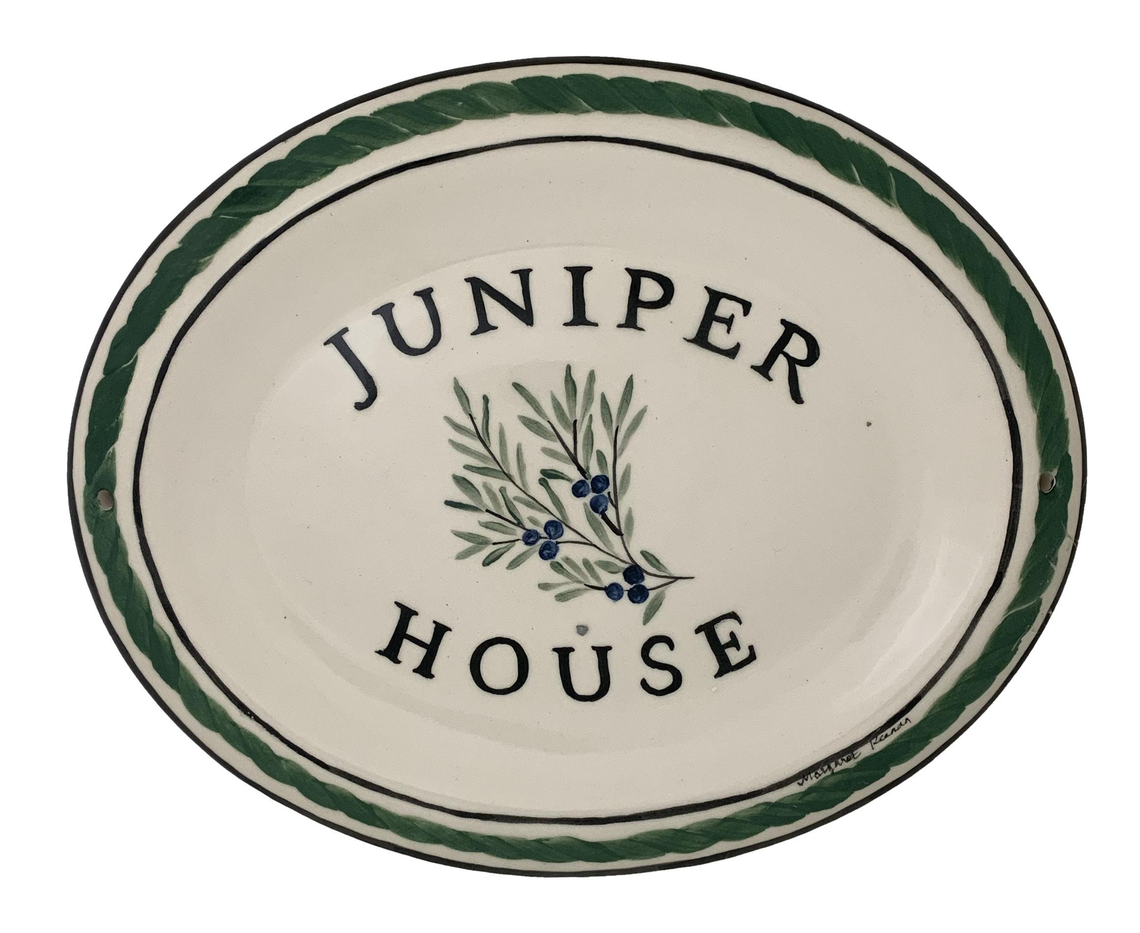 Custom Painted Ceramic House Sign / Personalized Wedding Etsy