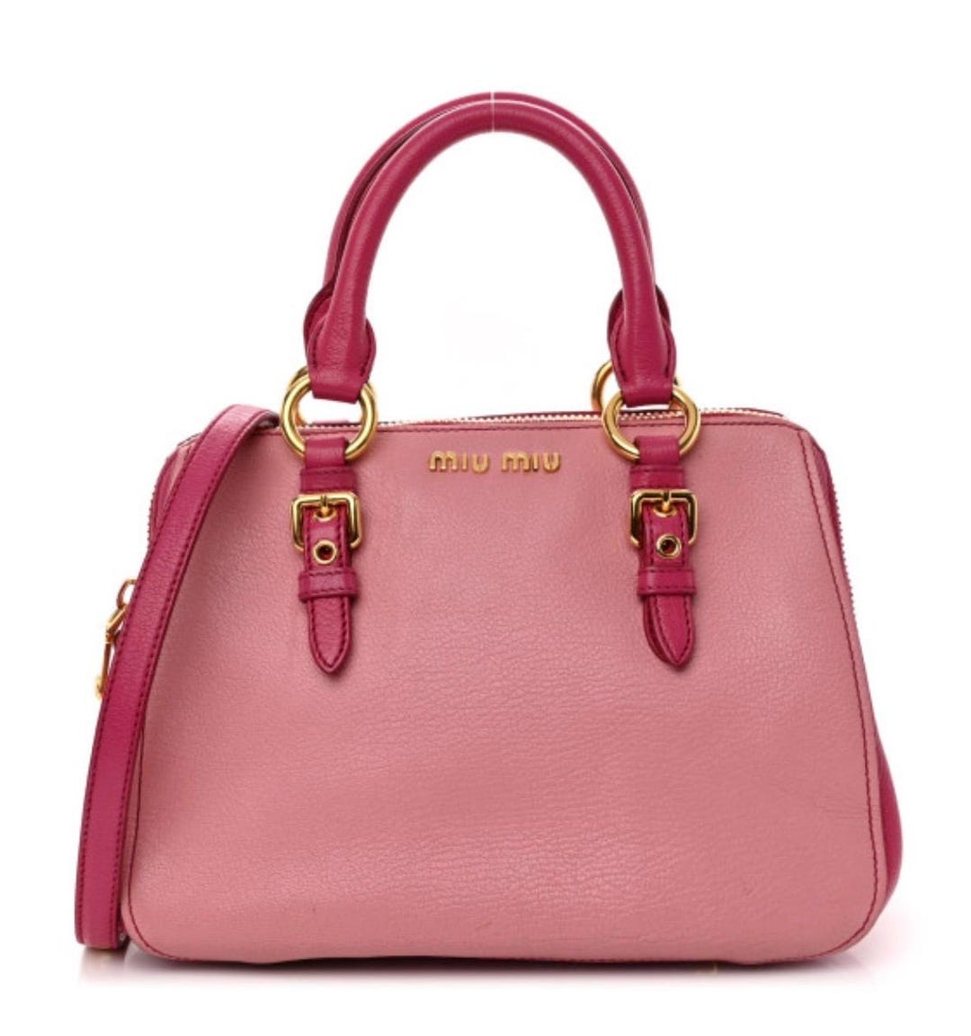 バッグ 00s MIU MIU HAND BAG MINI PINK GOLD Miu Miu Mini 