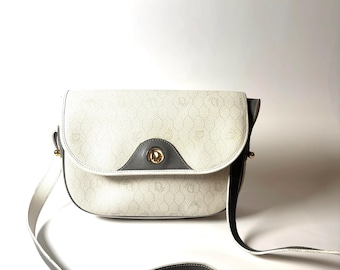 Vintage Christian Dior Monogram Crossbody | Dior Chateaucore Shoulder Bag | 90s Designer