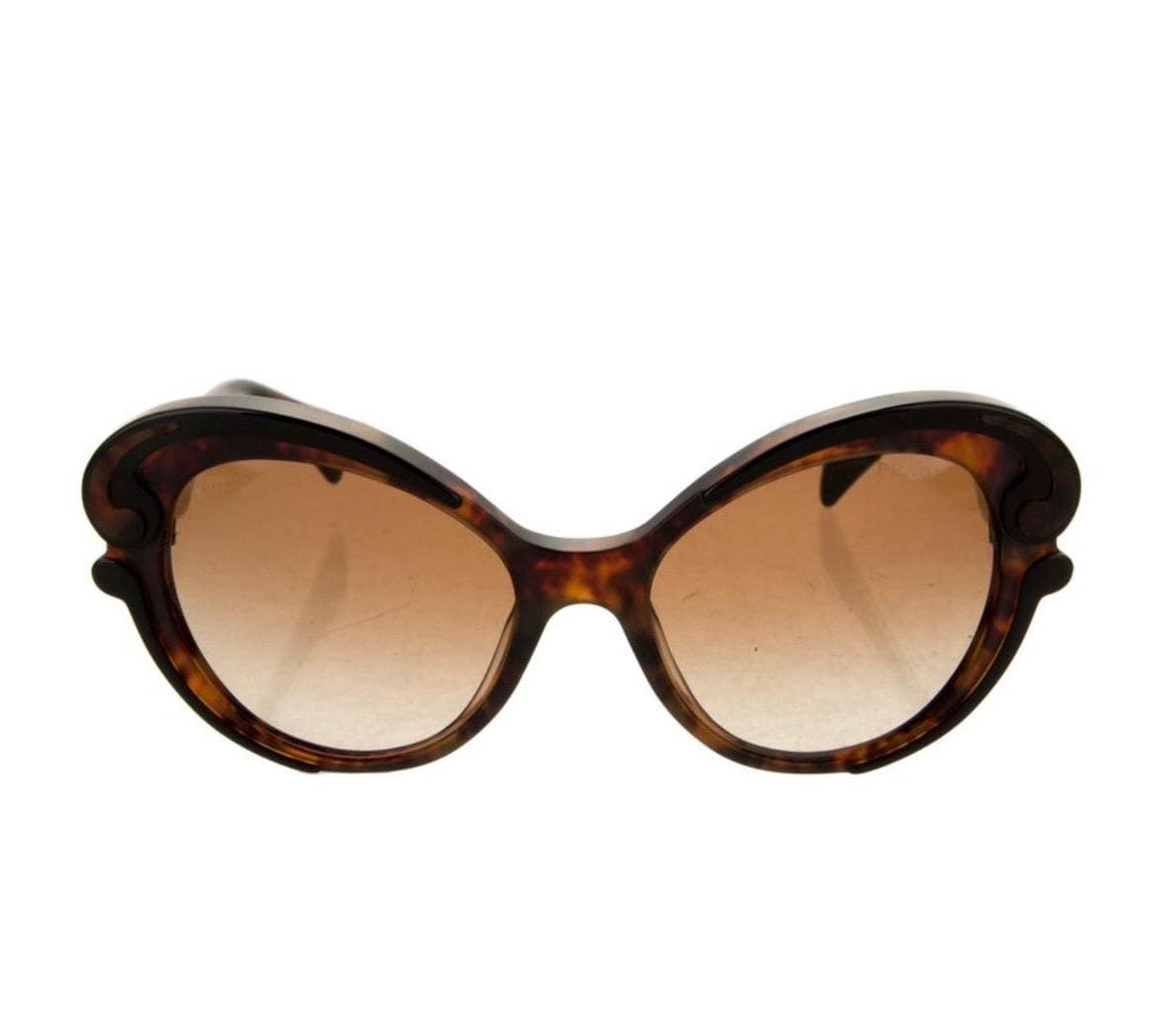 Vintage Prada Cat Eye Sunglasses | 90s Tortoiseshell Italian  display picture 3