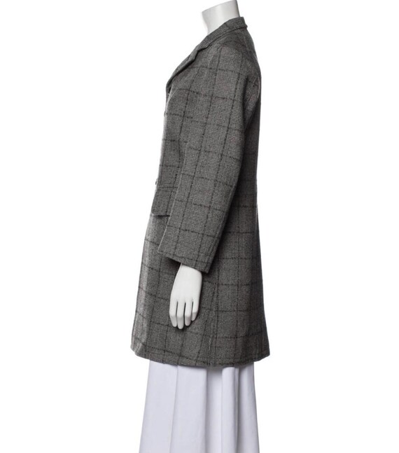 Tricot Comme des Garçons Plaid Wool Coat - Vintag… - image 3