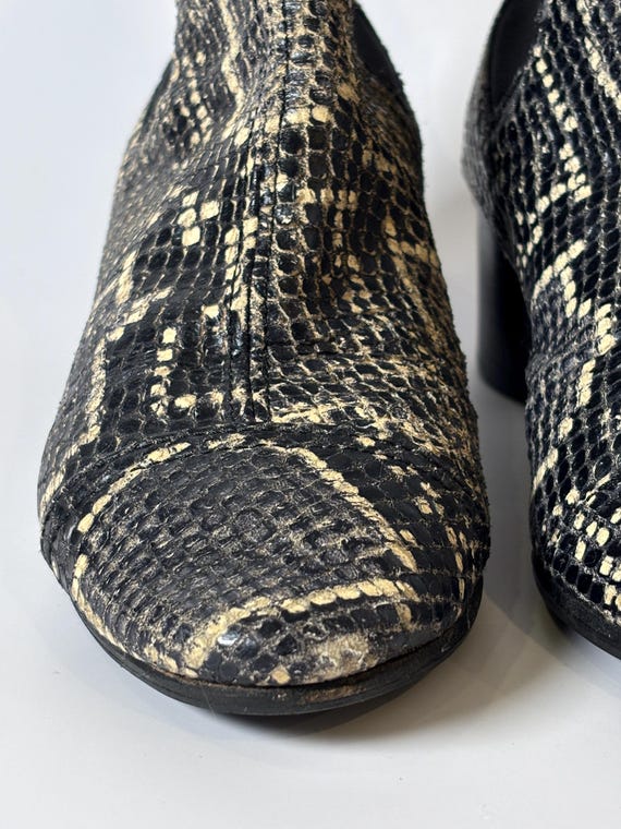 Isabel Marant Snakeskin Chelsea Boots – Python Pr… - image 3