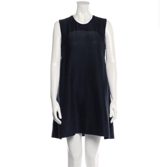 Cacharel, Vintage Cacharel Black Shift Dress: French Minimalist Sleeveless Design Cocktail Party Dress