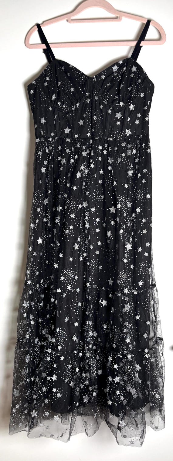 Buy Vintage Betsey Johnson Star Print Black Cocktail Dress Online in India  - Etsy