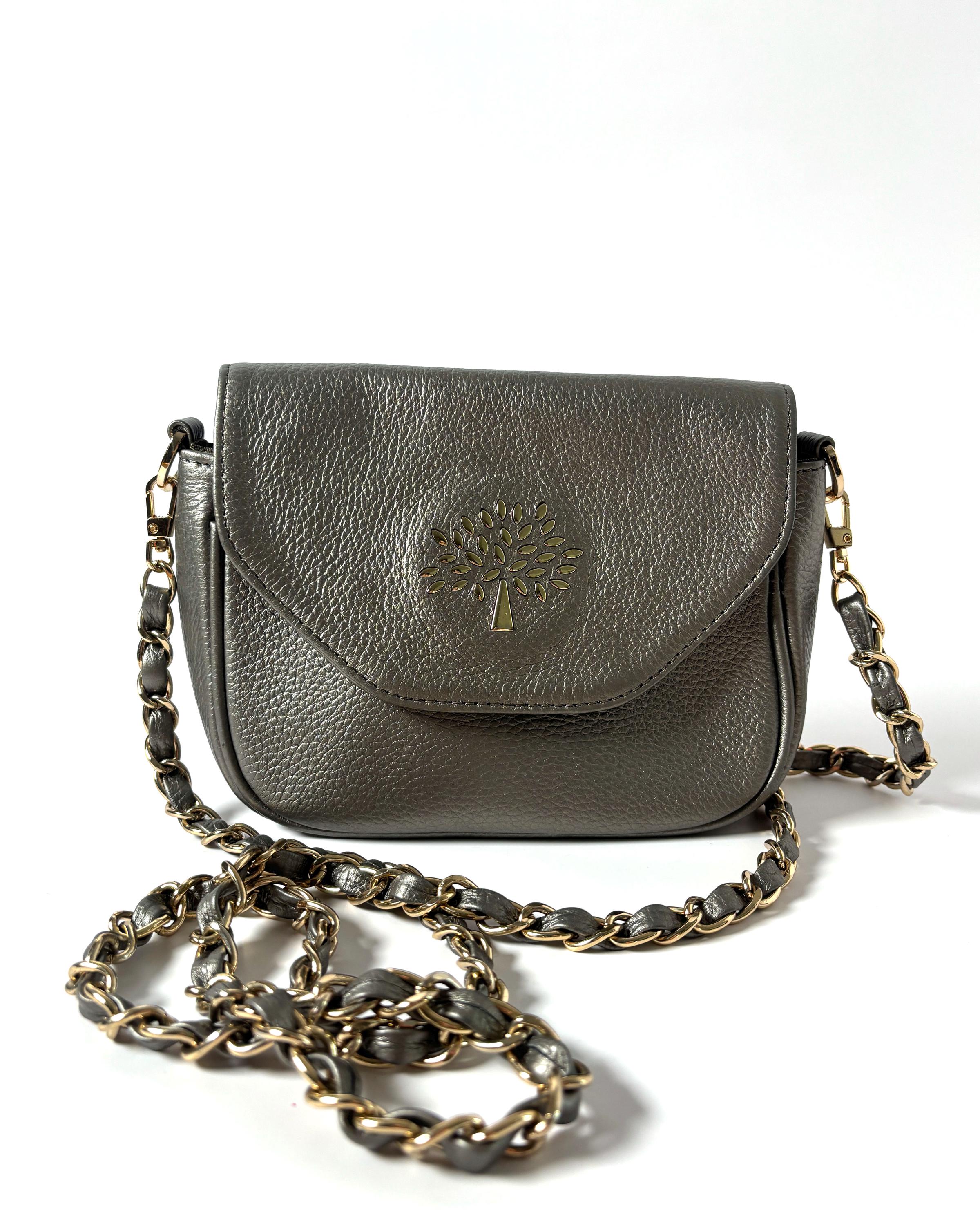 Mulberry Mini Pebbled Leather Crossbody – British Designer Tree