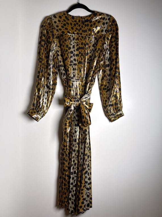 Buy Marc Jacobs Runway Leopard Maxi Dress: Metallic Gold Y2K Gown Online in  India - Etsy