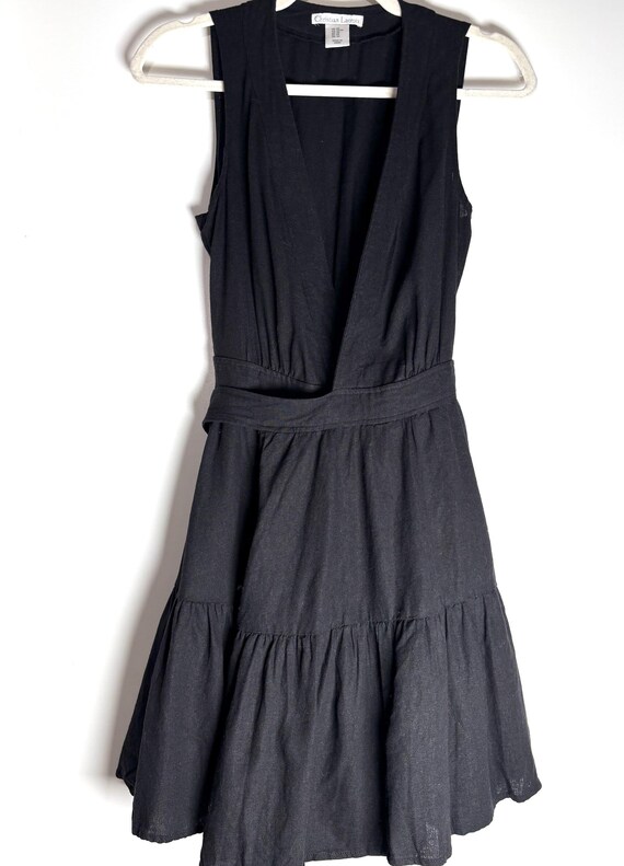 Christian Lacroix, Vacation Linen Dress Vintage Christian Lacroix