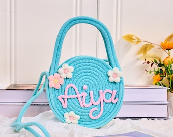 Personalised Hand Bag,Little Girl Gifts,Custom Handbag,Kids' Handbags,Baby Shower Gift,Custom Name Bag,Gifts for Girls,
