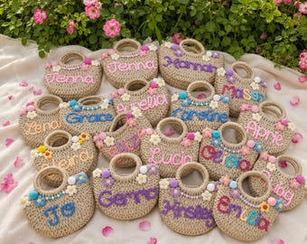 Personalised Kids Handbag,Personalised Bag,Little Girls Bag Perainalised,Personalised Kids Handbag,Customized Bridesmaid Gifts