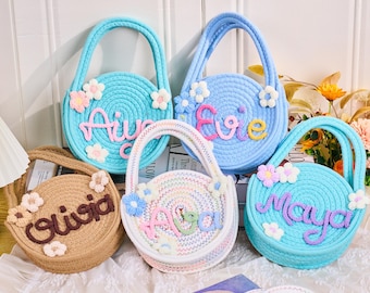 Custom Crossbody bag | Personalized Tote Bag | Little Girl Gifts | Custom Handbag | Kids' Handbags | Baby Shower Gift | Custom Name Bag |
