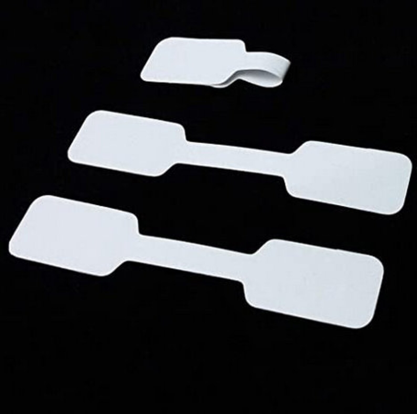 Ring Tag Fold over rectangle barbell jewelry tags template Etsy