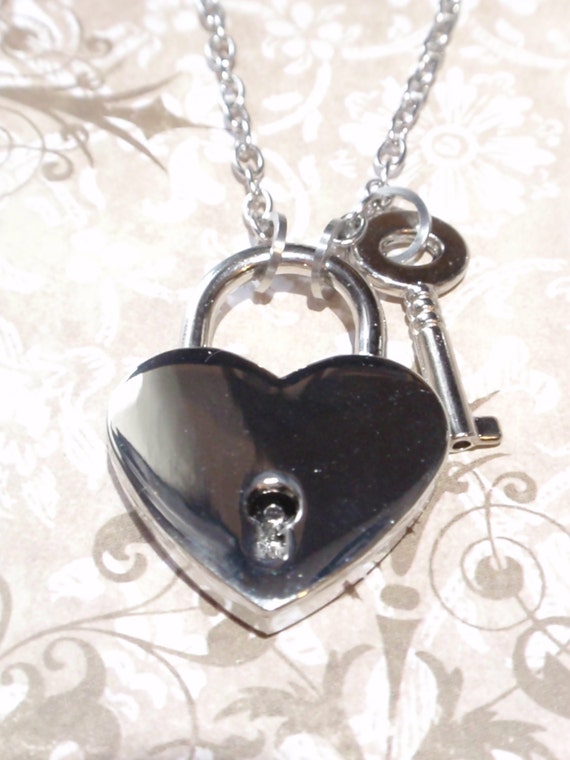 ★SENTIMENTS★ NO.483 [SILVER] HEART CODE LOCK NECKLACE NO.483 [SILVER] HEART CODE LOCK NECKLACE - 감도 깊은 취향