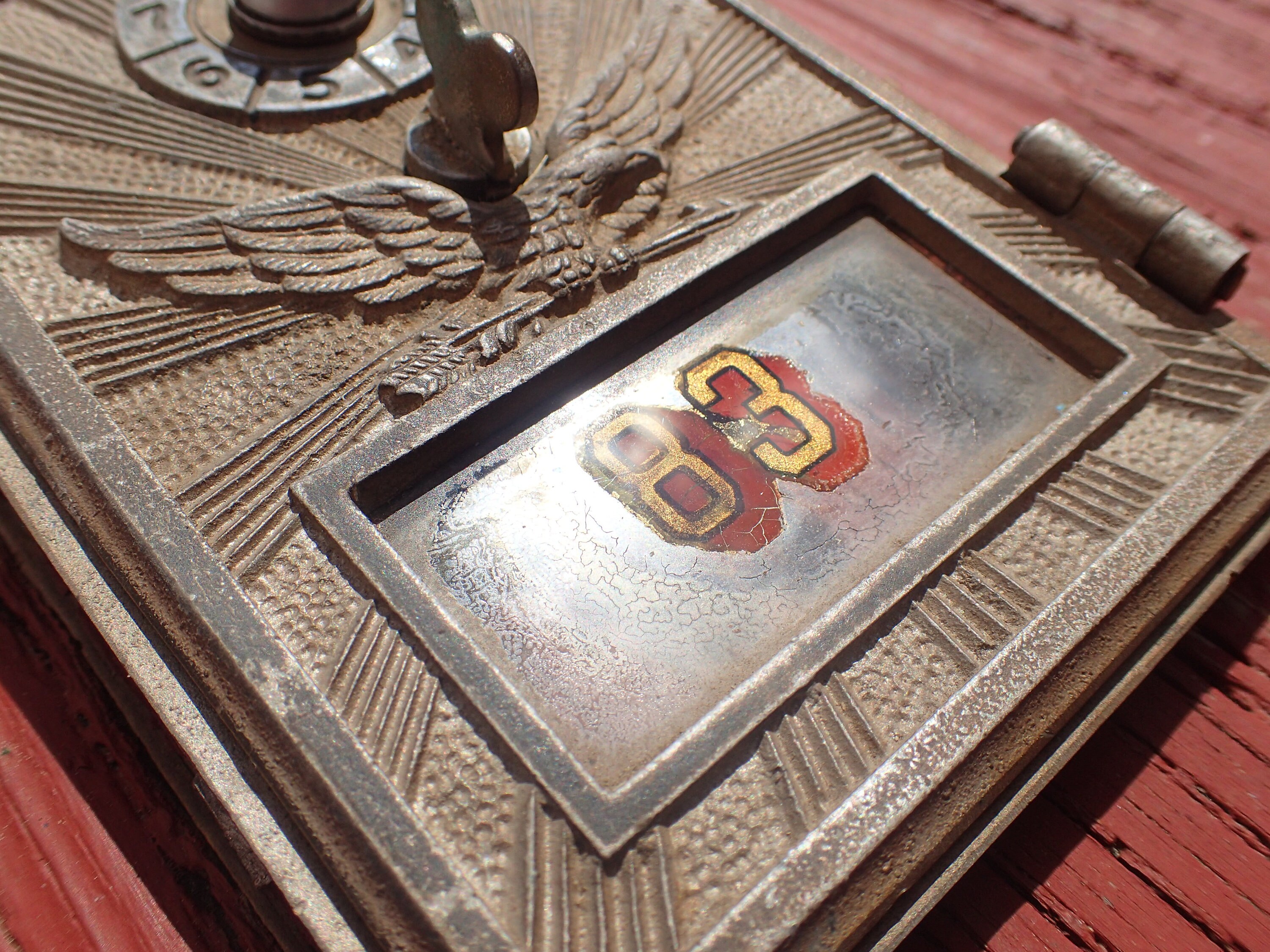 Vintage Eagle Post Office Door Works Flawlessly Great Old Etsy