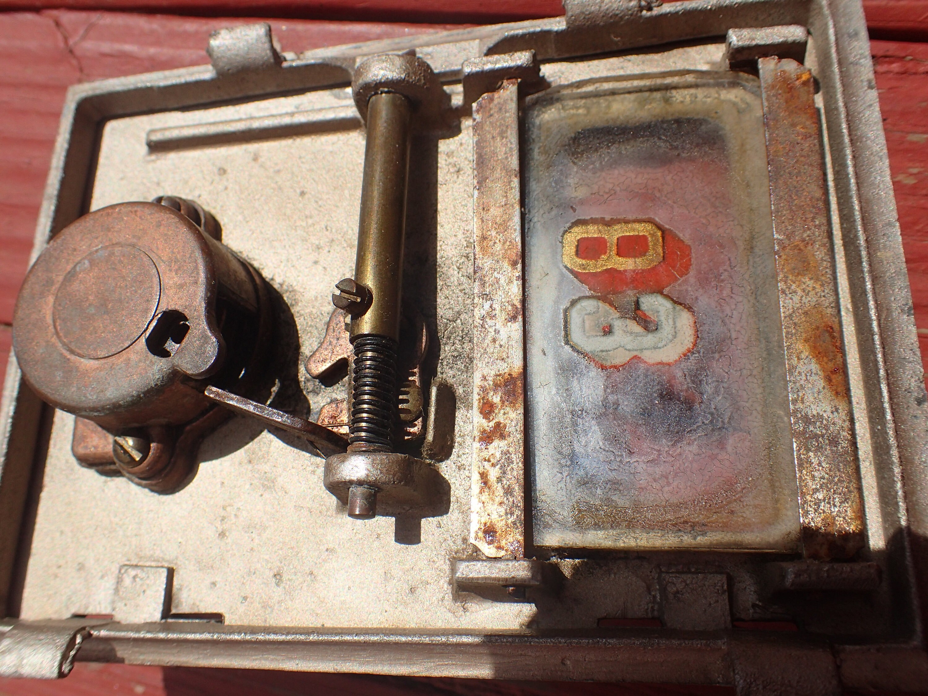 Vintage Eagle Post Office Door Works Flawlessly Great Old Etsy