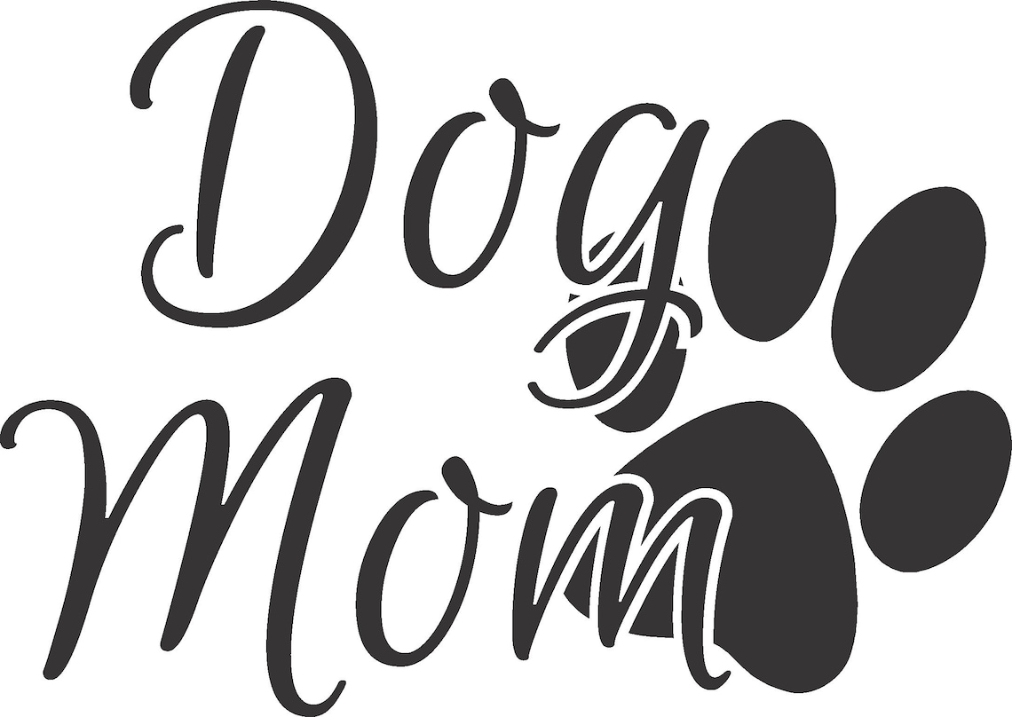 Dog Mom vinyl decal for car truck laptop window Phone | Etsy