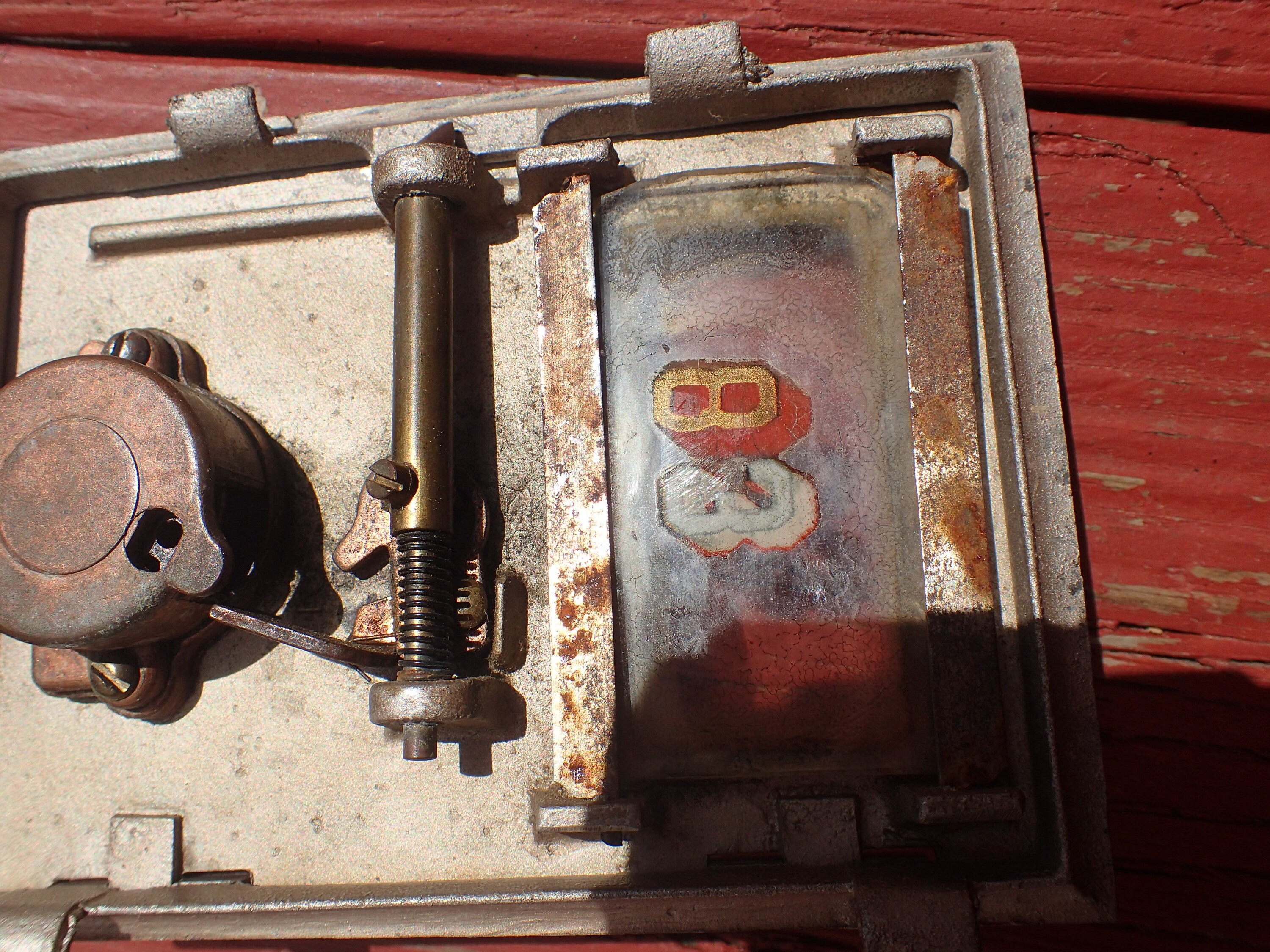 Vintage Eagle Post Office Door Works Flawlessly Great Old Etsy