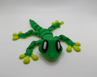 3D Printed Articulated Magnetic Gecko– Flexible Body Designed by Blob Lab