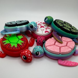 Sea turtle fidget clicker – a 3d-printed sensory toy designed by pawpular prints!