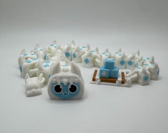 3D Printed Yeti Dragon – Winter Snow Dragon