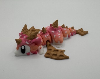 Sugar rush dragon – 3d printed ice cream fantasy dragon | designed by 3dgob