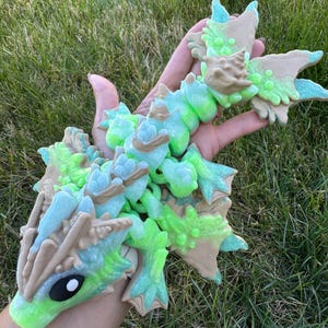 Dragón de playa articulado impreso en 3D – Cinderwing Design