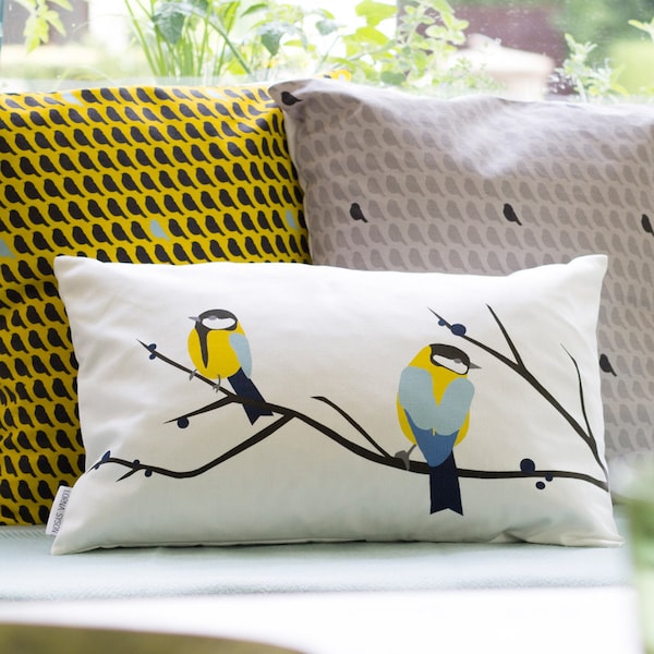 The Blue birdy Cushion main image 0