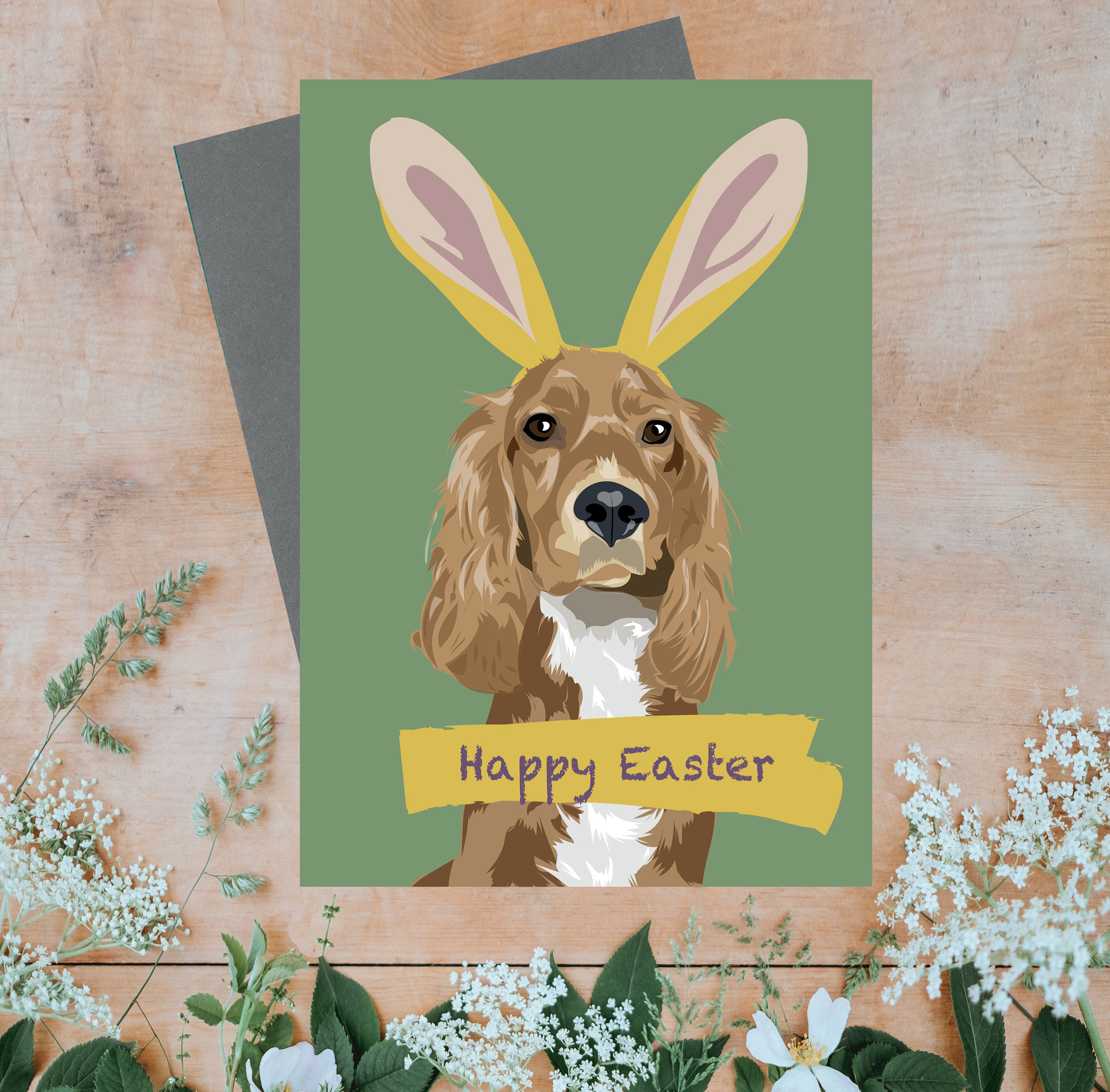 Biglietto Di Auguri Di Compleanno Con Border Collie – 145x145 Mm, Carta Spessa 350 G/m², Ecologico, Fatto In UK