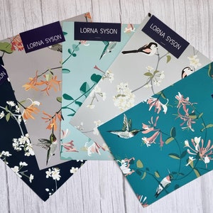 Carta da bricolage British Birds. Pacco di carta. Ritagli di carta da parati. Campioni di carta da parati. Carta per album di ritagli. Carta per diario. Carte miste