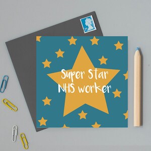 Cartão de Trabalhador Super Star do NHS