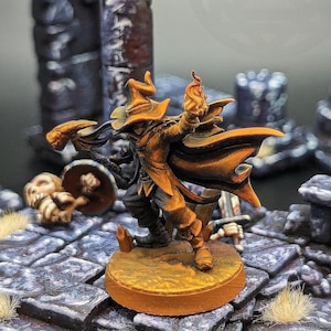 Miniatura do Mago do Sanctorum - DnD Mini | Mago Humano | Feiticeiro | Miniatura de Mago | DnD mini | Pathfinder | Frostgrave | Mago | 32 mm