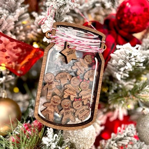 Custom Family Gingerbread Ornament • Personalized Family Christmas Ornament • Custom Family Christmas Ornaments • Personalized Family Gift