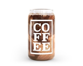 Coffee Lover • Beer Glass Can • Glass Coffee Cup • Soda Glass Can • Glass Can • Iced Coffee Glass • Aesthetic Glass Beer Can • Beer Glass